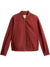 Woolrich Lightweight Bomber Jacket In Red
