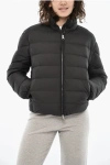 Woolrich Lightweight Ellis Down Jacket With Zip Closure In Black