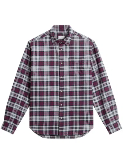 Woolrich Lightweight Flannel Shirt In Blue