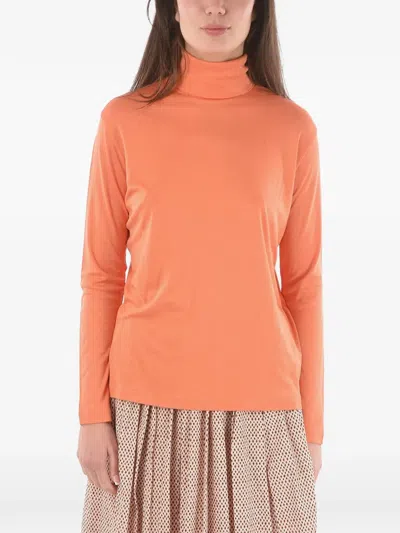 Woolrich Lightweight Turtleneck Sweater In Orange