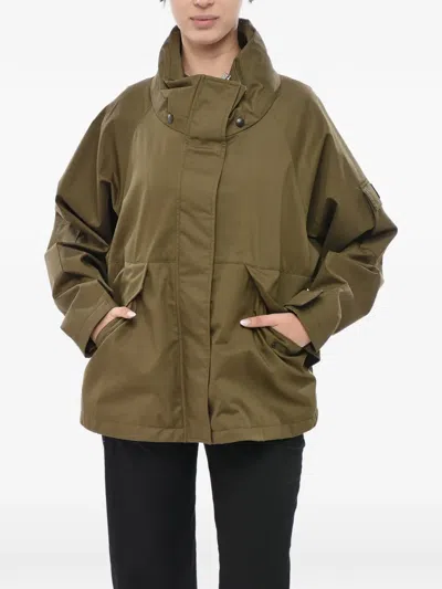 Woolrich Lily Hooded Jacket In Green