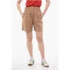 Woolrich Linen Blend Shorts With Elastic Waistband