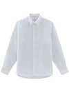 Woolrich Classic Button-down Linen Shirt In Neutrals
