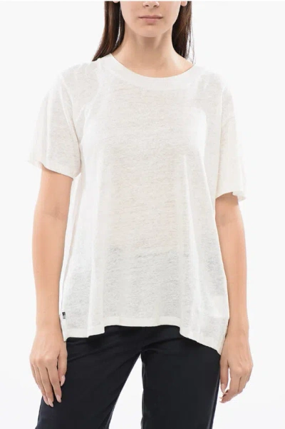 Woolrich Linen T-shirt In White