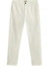 Woolrich Linen Trousers In 白色