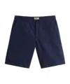 Woolrich Linen Trousers In Blue