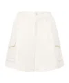Woolrich Lightweight Linen Viscose Shorts Pockets