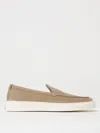 Woolrich Slip-on Reverse Suede Loafers In Beige