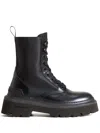 Woolrich W's Logger Combat Boots In Black
