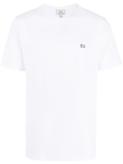 Woolrich Cotton Crew-neck T-shirt In White