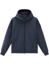 Woolrich Contemporary Blue Jacket With Silhouette In Blue