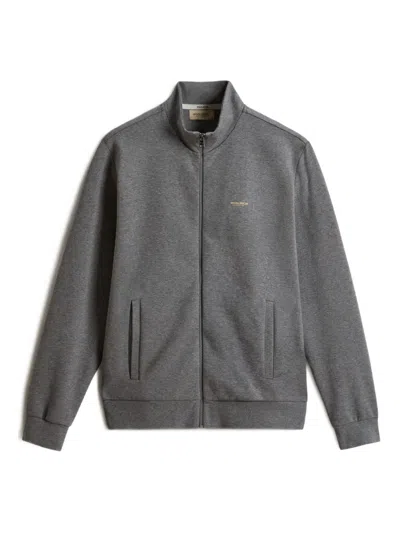 Woolrich Logo-detail Track Top In Gray
