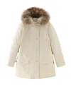 Shop Woolrich Logo Down Jacket In Nude