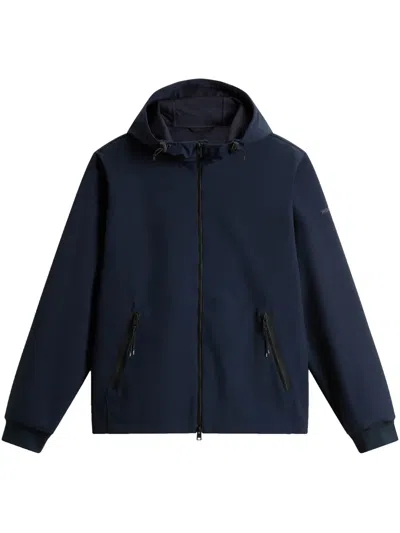 WOOLRICH LOGO-EMBOSSED JACKET