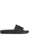 Woolrich Logo-embossed Slides In Black