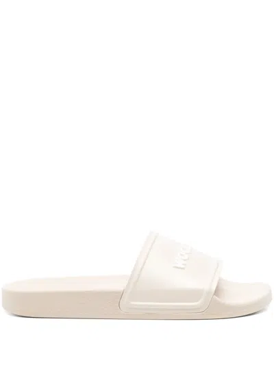 WOOLRICH LOGO-EMBOSSED SLIDES