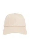 Woolrich Embroidered Curved Brim Cotton Baseball Cap In Neutrals