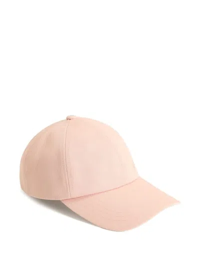 Woolrich Logo-embroidered Baseball Cap In Pink