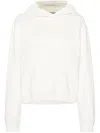 Woolrich Logo-embroidered Cotton Hoodie In White
