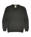 Woolrich Logo Embroidered Crewneck Jumper In Black
