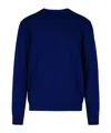 Woolrich Wool Crew-neck Sweater In Blue