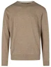 WOOLRICH WOOLRICH LOGO EMBROIDERED CREWNECK JUMPER