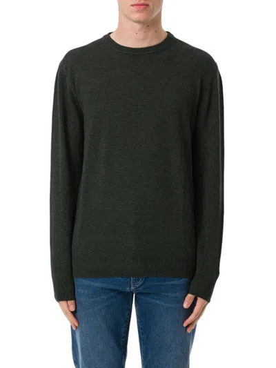 Woolrich Logo Embroidered Crewneck Jumper In Green