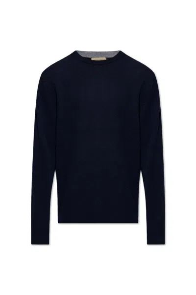 WOOLRICH LOGO EMBROIDERED CREWNECK JUMPER