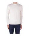 Woolrich Logo Embroidered Crewneck Jumper In Neutral