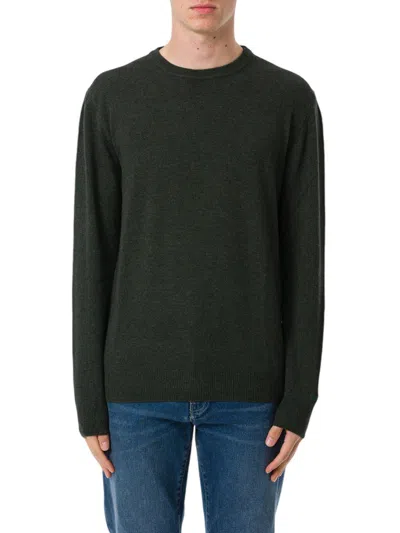 Woolrich Logo Embroidered Crewneck Jumper  In Grey