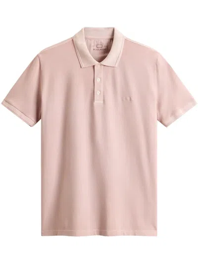 WOOLRICH LOGO-EMBROIDERED POLO SHIRT