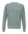 Woolrich Logo-embroidered Sweatshirt In Gray
