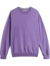 Woolrich Logo-embroidered Sweatshirt In Purple