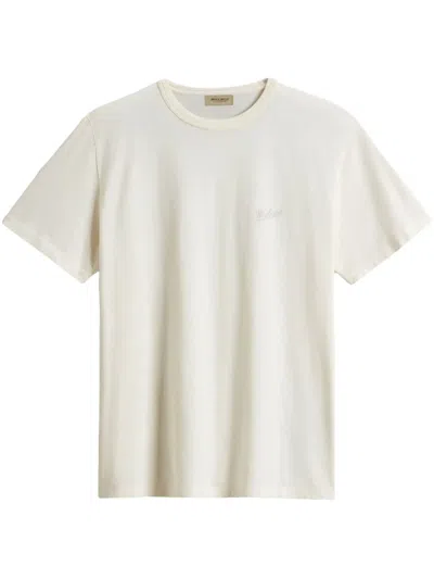 WOOLRICH LOGO-EMBROIDERED T-SHIRT