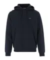 Woolrich Stretch Cotton Blend Sweatshirt With Logo In Blue