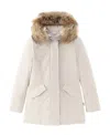 Woolrich Ivory Polyester Luxury Arctic Down Jacket In White