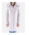 Woolrich Logo Patch Hooded Parka In Neutral