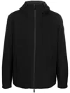 Woolrich Pacific Jacket In Tech Softshell In Black
