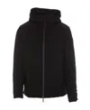 Woolrich Pacific Jacket In Tech Softshell In Black