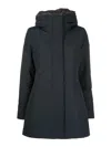 Woolrich Boulder Parka Coat With Padded Design In Blue