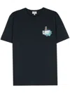 Woolrich Logo-print Cotton T-shirt In 蓝色