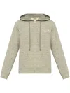 Woolrich Mouline Full-zip Hoodie In Neutral