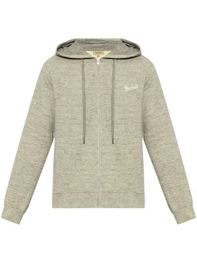 WOOLRICH LOGO-PRINT HOODIE