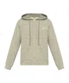 Woolrich Mouline Full-zip Hoodie In Neutral