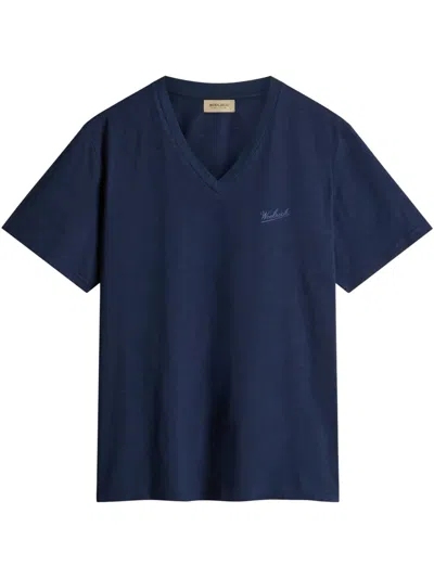 WOOLRICH LOGO-PRINT T-SHIRT