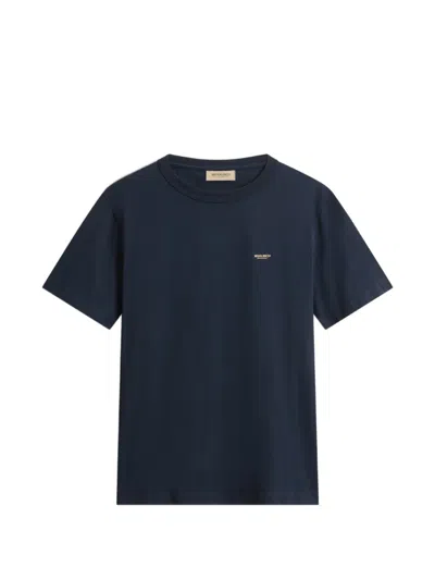 Woolrich Logo-print T-shirt In Blue