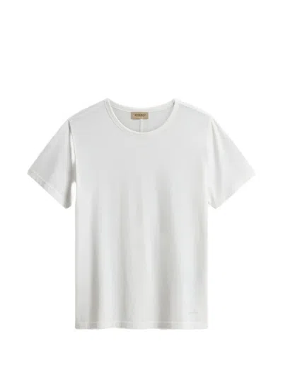 Woolrich Logo Printed T-shirt In White