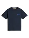 Woolrich Logo T-shirt In Blue