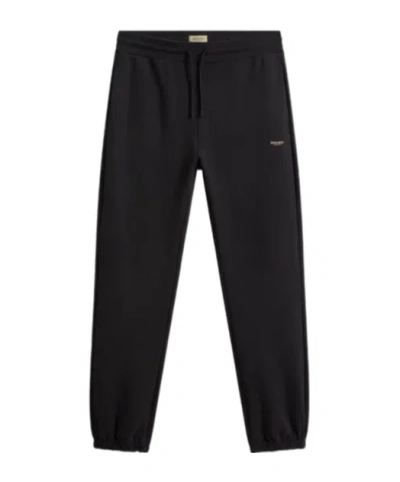 WOOLRICH WOOLRICH LOGO PRINTED DRAWSTRING TRACK TROUSERS