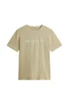 Woolrich Logo T-shirt In Brown